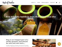 Tablet Screenshot of madeofbamboo.com